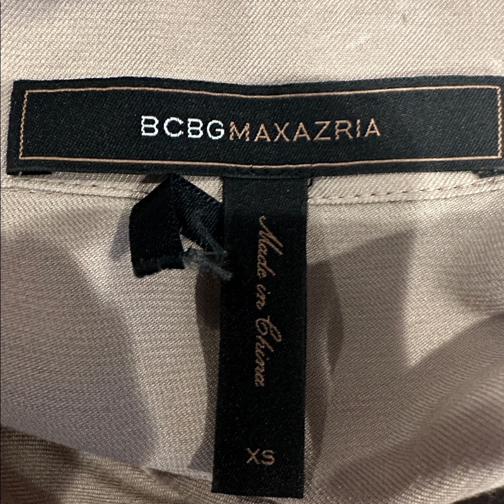 BCBGMaxAzria Light Tan Drawstring Jumpsuit - Picture 2 of 2